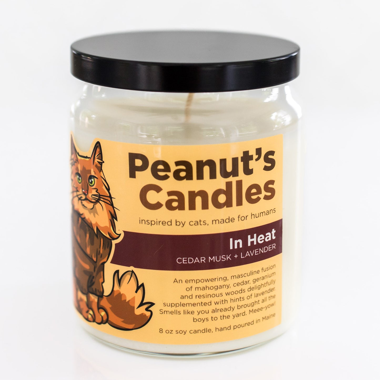 In Heat 8 oz Soy Candle