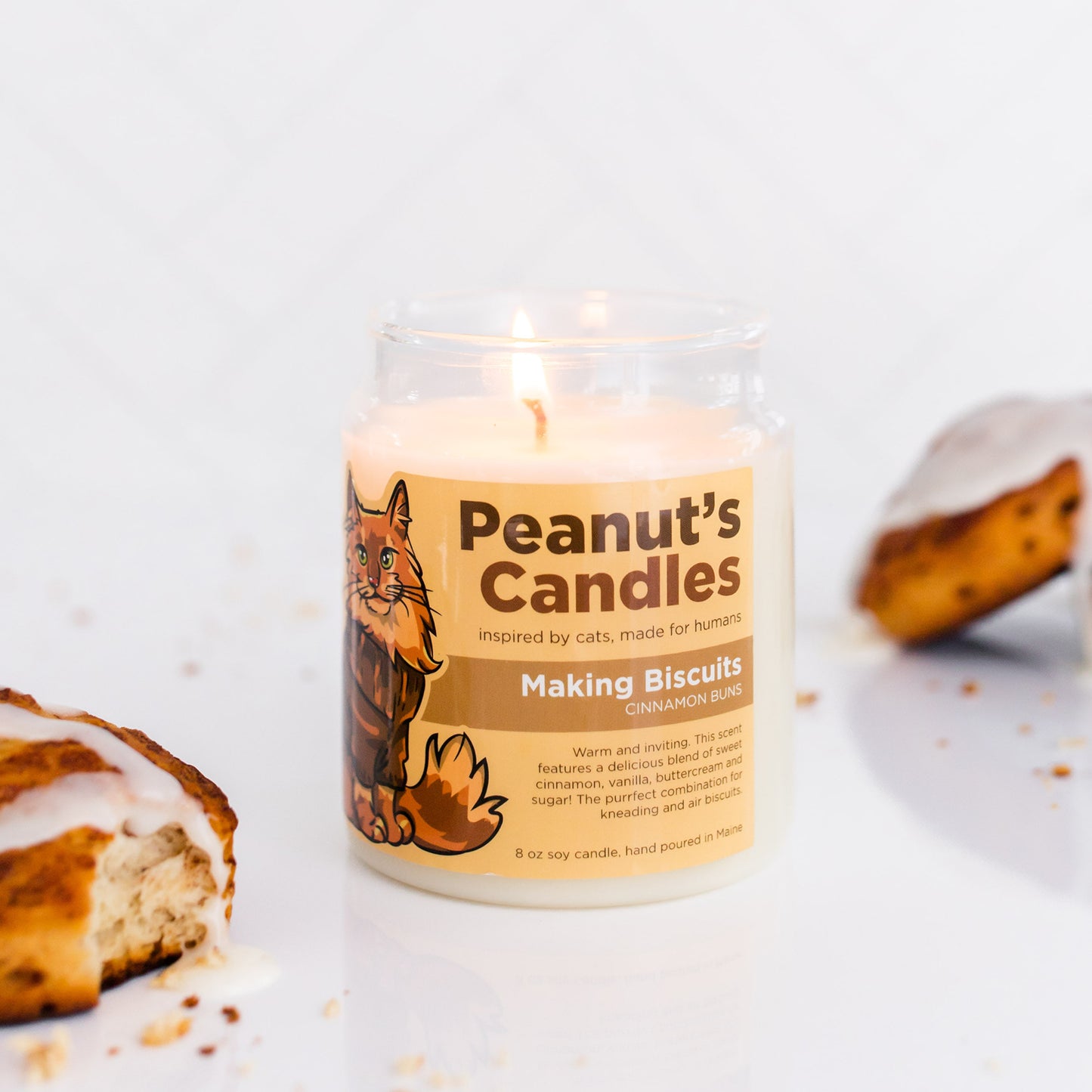 Making Biscuits 8 oz Soy Candle